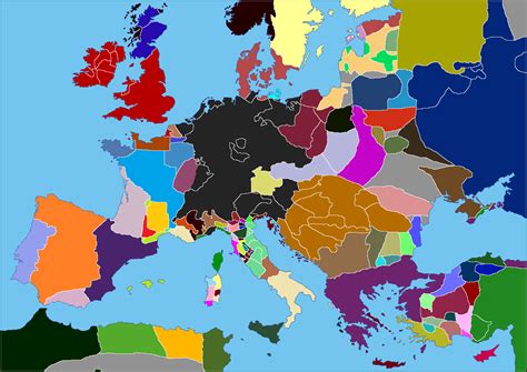 Map Games Of Europe