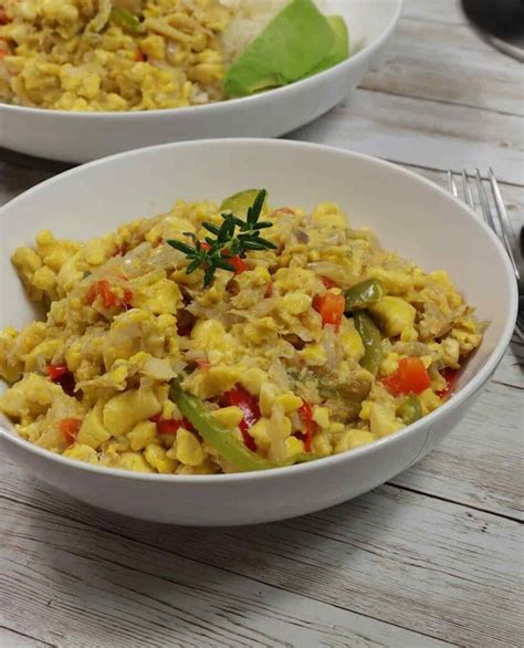 Jamaican ackee and salt fish recipe