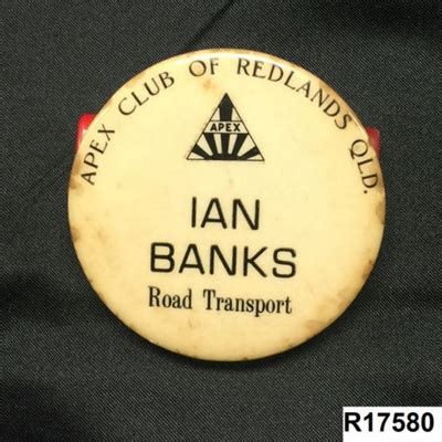 Apex Club of Redlands name badge; c1970s; R17580 | eHive