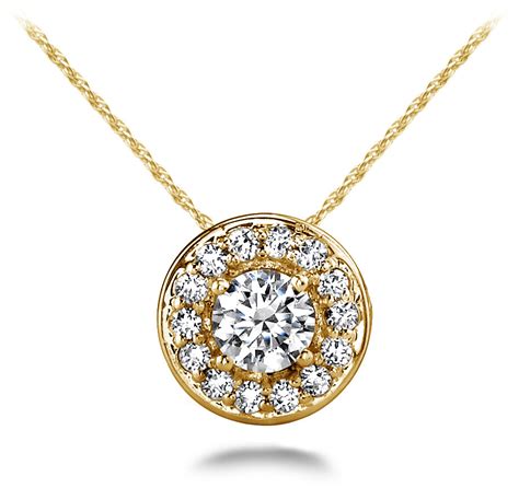 0.24 ct Round Sim Diamond Halo Pendant Necklace With 18" Chain 14K White Gold Fn - Genuine Diamond