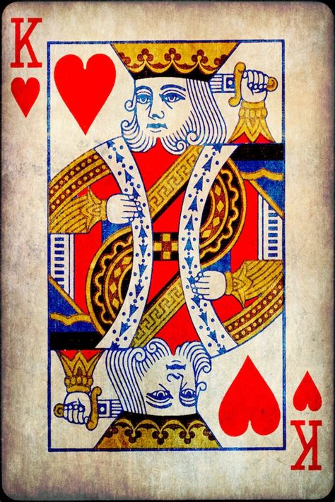 King of Hearts Playing Card