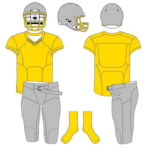 Football Uniform Template 2 by TimeOBrien on DeviantArt