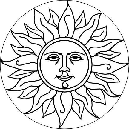 072911sun Sun Drawing, Sun And Moon Drawings, Faux Stained Glass, Stained Glass Patterns, Sun ...