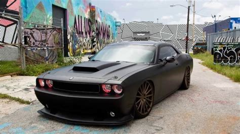 Dodge Challenger SRT8 Matte Black - YouTube