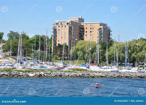 Historic Waterfront of Kingston, Ontario Stock Photo - Image of ...