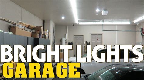 SUPER BRIGHT LED Garage/WorkShop LIGHTING | Best Garage Lights - YouTube