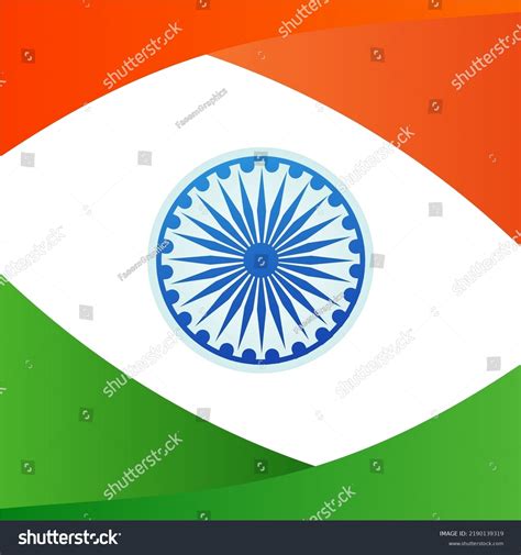 India Flag Creative Background Ashoka Chakra Stock Vector (Royalty Free) 2190139319 | Shutterstock