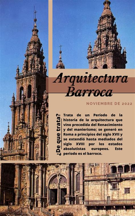 Arquitectura Barroca by Maria Lagrutta - Issuu