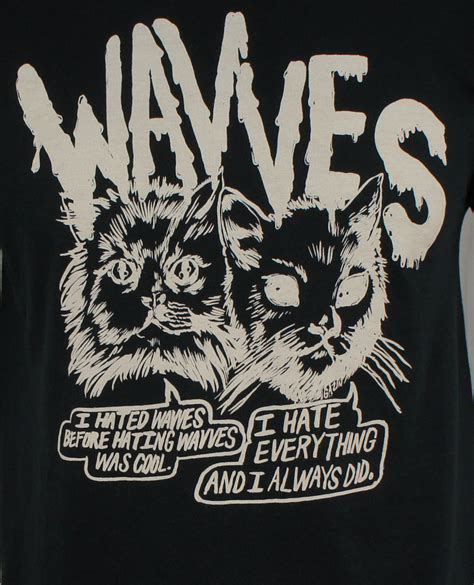 Wavves T-Shirt - Cynical Cats Logo - Merch2rock Alternative Clothing