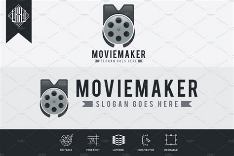 Movie Maker Logo | Branding & Logo Templates ~ Creative Market