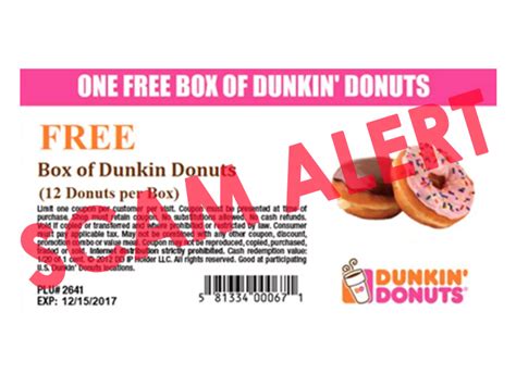 Beware of Dunkin' Donuts Coupon Scam