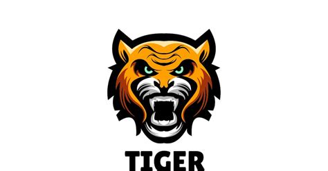 Tiger mascot logo, Graphic Templates - Envato Elements