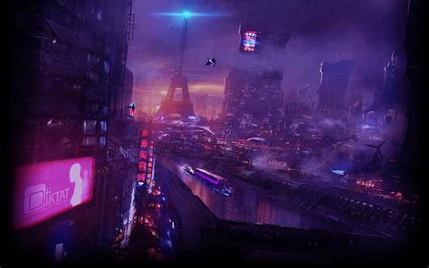 Cyberpunk Neo Paris Live Engine. Engine HD wallpaper | Pxfuel