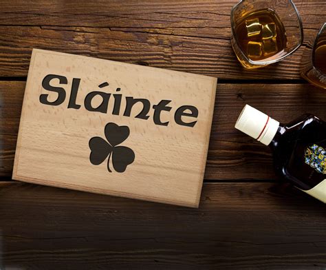 Slainte cutting board Slainte Sign wood burning slainte | Etsy