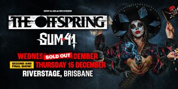 The Offspring - Australian Tour 2022 Tickets at Brisbane Riverstage ...