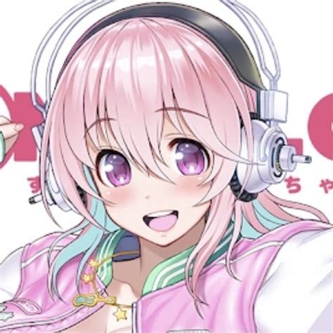 Super Sonico Anime Character with Headphones