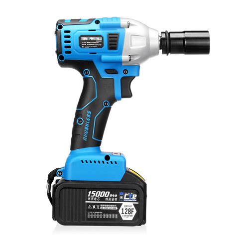 New 15000mAh Electric Impact Wrench 340Nm Cordless Brushless with 2 Lithium Battery – Chile Shop