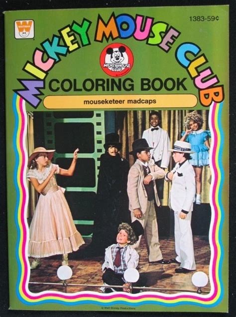 Mickey Mouse Club: Mouseketeer Madcaps Coloring Book, 1977 | Coloring ...