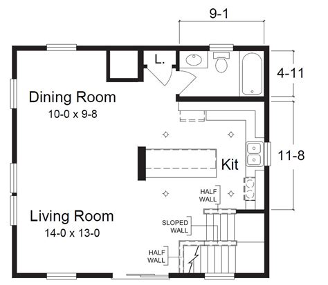 Asbury Park | 1567 Square Foot Two Story Floor Plan