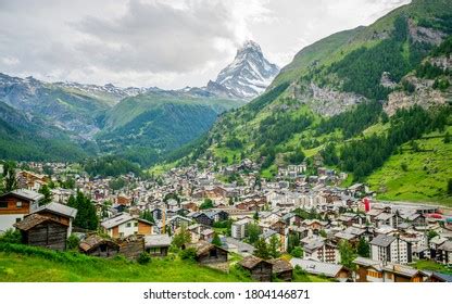 Bad Ischl Aerial Panoramic View Austria Stock Photo (Edit Now) 749855158