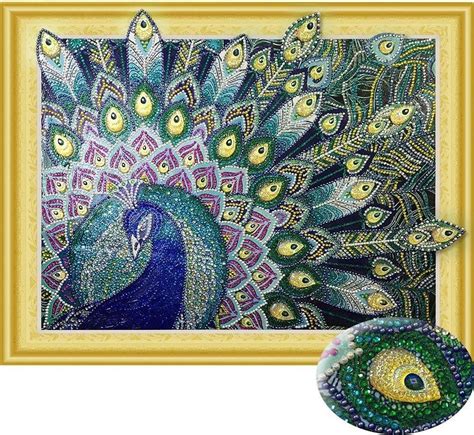 Special Majestic Peacock Diamond Art Kit for Adults – Paint by Diamonds