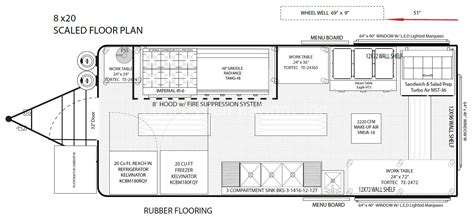 Food Concession Trailer Floor Plan