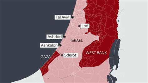 Israel-Gaza violence: Where are the attacks and clashes happening? | UK News | Sky News