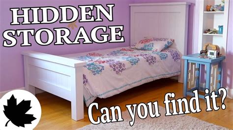 Bed With Hidden Storage