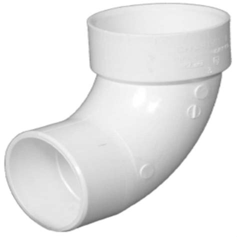 Shop Charlotte Pipe 2-in dia 90-Degree PVC Schedule 40 Street Elbow ...