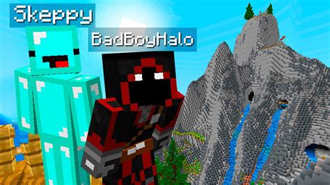 Skeppy and BadBoyHalo's First DAY on new MINECRAFT SMP... - YouTube