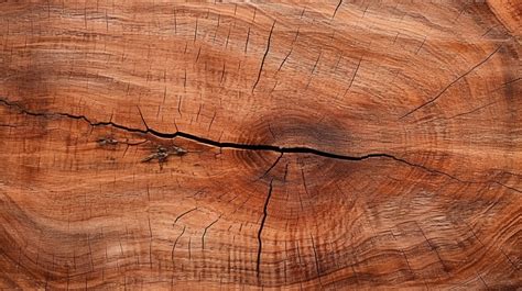 Cracked Texture Of Eucalyptus Wood Background, Annual Ring, Wood Grain ...