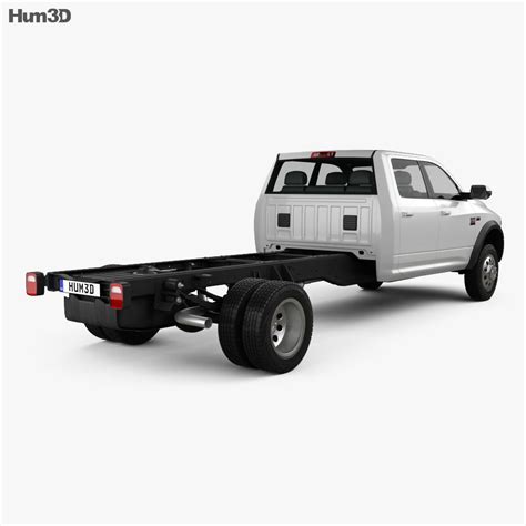 Dodge Ram Crew Cab Chassis L2 Laramie 2016 3D model - Hum3D