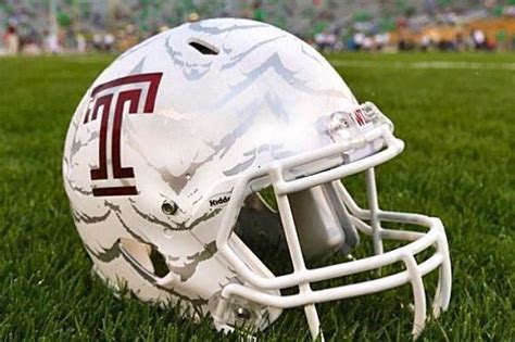 New Temple Football owl inspired helmets | Football helmets, Football ...