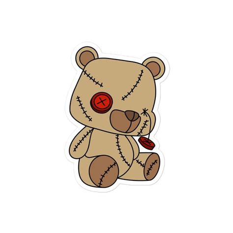 Broken Teddy Bear Sticker - Etsy in 2023 | Teddy bear drawing, Teddy ...