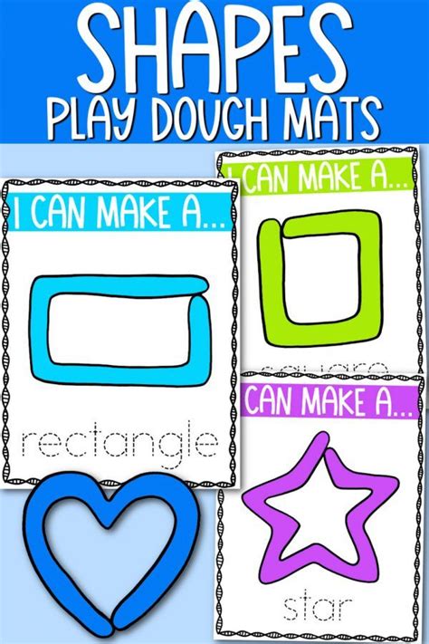 shapes play dough mats shape play dough mats shape playdough mat free ...