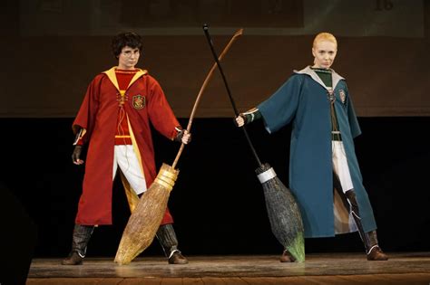 Harry Potter and Draco Malfoy Quidditch by Yosha-kun on DeviantArt