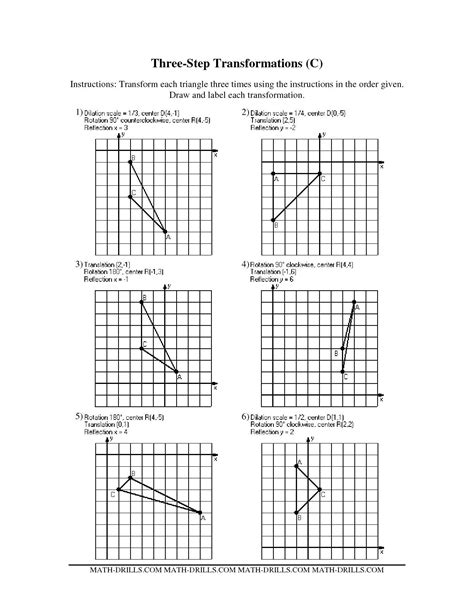 Transformation Math Worksheets Transformation Math — db-excel.com