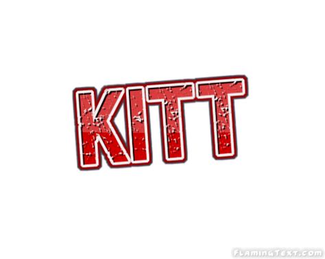 Kitt Logo | Free Name Design Tool from Flaming Text