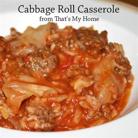 Cabbage Rolls Casserole - Recipes Food and Cooking | Recipe | Recipes ...