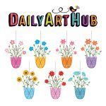 Pastel Hanging Flowers Clip Art Set – Daily Art Hub – Free Clip Art Everyday
