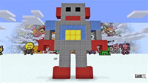 Minecraft Pixel Art - How To Make a Robot