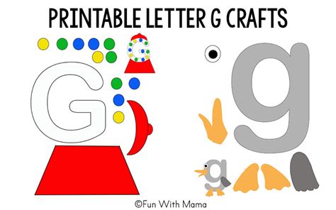 Letter G Craft Printable