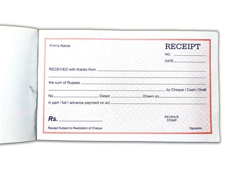 LRS Cash Receipt Book - 50 Sheets (Pack of 12) : Amazon.in: Office Products