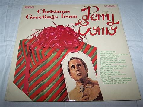 Perry Como - Christmas Greetings From Perry Como - 12" LP 1972 - RCA ...