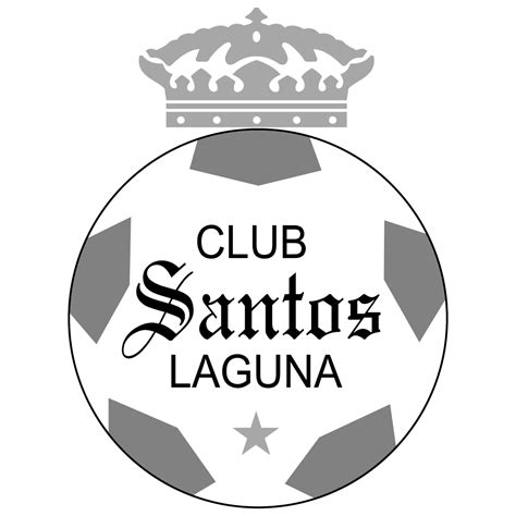 Santos Laguna Logo Black and White – Brands Logos