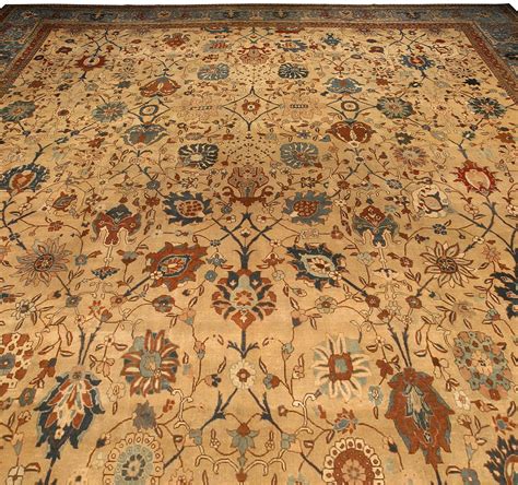 One-of-a-Kind Extra Large Antique Persian Tabriz Handmade Rug , index: BB1400