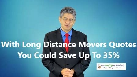 FREE Long Distance Movers Quotes — Save Up To 35% & Be Stress FREE