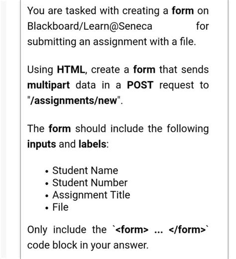 Solved You are tasked with creating a form on | Chegg.com