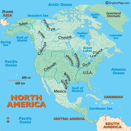 Rivers in North America - North American Rivers, Major Rivers in Canada Us Mexico - Worldatlas.com