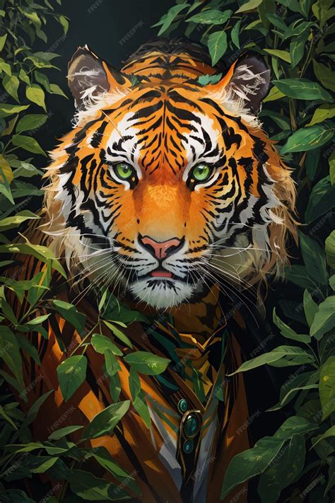 Premium AI Image | Tiger in jungle